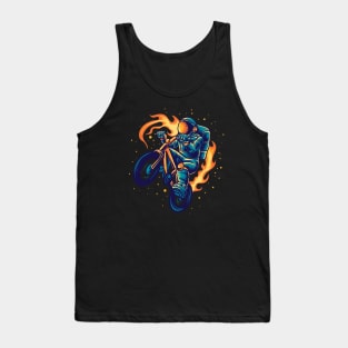 Astronaut bmx rider Tank Top